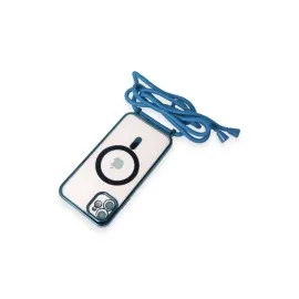 Newface Iphone 11 Kılıf Divo Lazer Askılı Magsafe Kapak - Sierra Blue