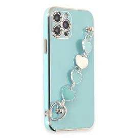 Newface Iphone 12 Pro Kılıf Esila Silikon - Su Yeşili