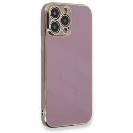 Newface Iphone 13 Pro Max Kılıf Volet Silikon - Mor