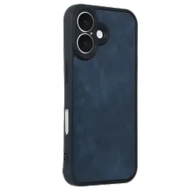 Newface Iphone 16 Kılıf Aras Deri Kapak - Lacivert