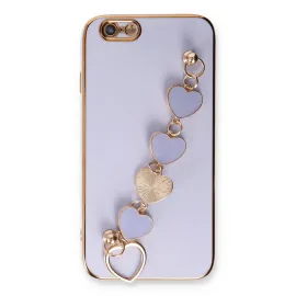 Newface Iphone 6 Kılıf Esila Silikon - Lila