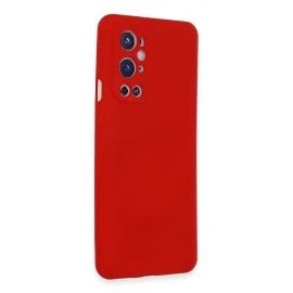 Newface One Plus 9 Pro Kılıf Nano Içi Kadife Silikon - Kırmızı