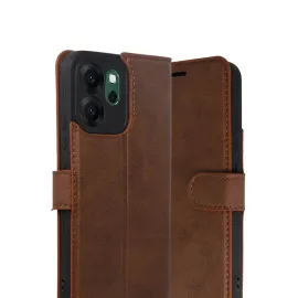 Newface Oppo Reno 14F Trend S Plus Kapaklı Kılıf - Taba