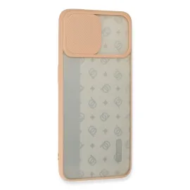 Newface Oppo Reno 4 Lite Kılıf Palm Buzlu Kamera Sürgülü Silikon - Pembe