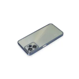 Newface Realme C35 Kılıf Razer Lensli Silikon - Açık Mavi