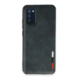 Newface Samsung Galaxy A03S Kılıf Loop Deri Silikon - Lacivert