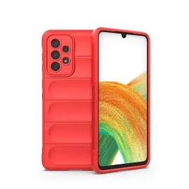 Newface Samsung Galaxy A33 5G Kılıf Optimum Silikon - Kırmızı