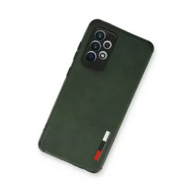 Newface Samsung Galaxy A73 5G Kılıf Loop Deri Silikon - Yeşil