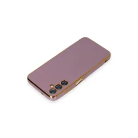 Newface Samsung Galaxy M14 5G Kılıf Volet Silikon - Mor