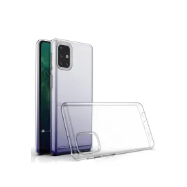 Newface Samsung Galaxy M31S Kılıf Lüx Şeffaf Silikon