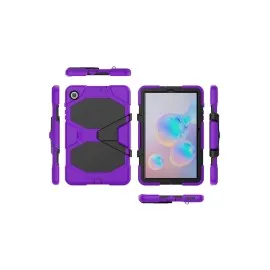 Newface Samsung Galaxy P610 Tab S6 Lite 10.4 Kılıf Griffin Tablet Kapak - Mor