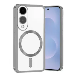 Newface Samsung Galaxy S25 Edge Kross Magneticsafe Kapak - Gümüş