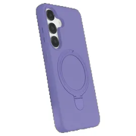 Newface Samsung Galaxy S25 Regal Magsafe Standlı Kapak - Lila
