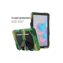 Newface Samsung Galaxy T500 Tab A7 10.4 Kılıf Griffin Tablet Kapak - Kamuflaj