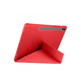 Newface Samsung Galaxy X610 Tab S9 FE Plus 12.4 Kılıf Kalemlikli Mars Tablet Kılıfı - Kırmızı