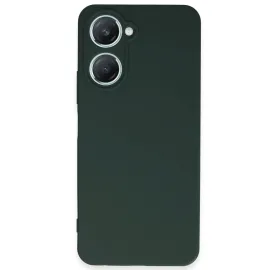 Newface Vivo Y18 Kılıf First Silikon - Koyu Yeşil