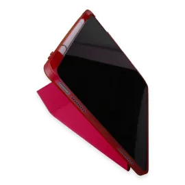 Newface Xiaomi Pad 6 Kılıf Kalemlikli Mars Tablet Kılıfı - Kırmızı