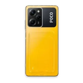 Newface Xiaomi Poco X5 Pro 5G Kılıf Kart Şeffaf Silikon - Şeffaf