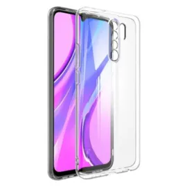 Newface Xiaomi Redmi 9 Kılıf Lüx Şeffaf Silikon - Şeffaf