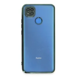 Newface Xiaomi Redmi 9C Kılıf Razer Lensli Silikon - Yeşil