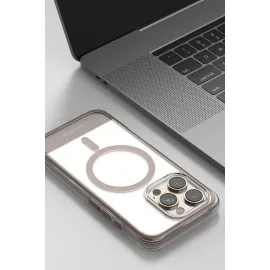 Onegif Apple Iphone 15 Pro Max Hulk Magsafe Kapak - Siyah