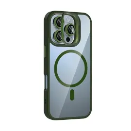 Joko Apple Iphone 16 Pro Remim Lensli Magsafe Standlı Kapak - Koyu Yeşil