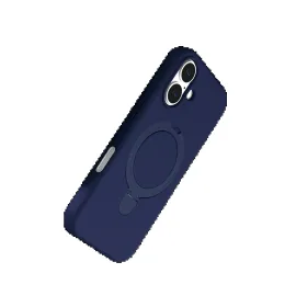 Newface Apple Iphone 16 Plus Regal Magsafe Standlı Kapak - Lacivert