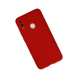 Newface Huawei P Smart 2019 Kılıf Nano Içi Kadife Silikon - Kırmızı