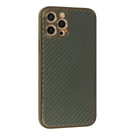 Newface Iphone 12 Pro Kılıf Coco Karbon Silikon - Füme