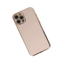 Newface Iphone 12 Pro Max Kılıf Volet Silikon - Pembe