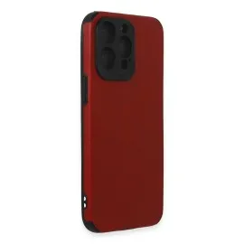 Newface Iphone 15 Pro Max Kılıf Loop Deri Silikon - Kırmızı