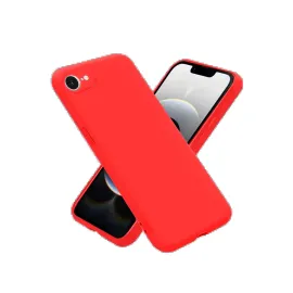 Newface Iphone 16E Kılıf First Silikon - Kırmızı