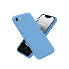 Newface Iphone 16E Kılıf First Silikon - Mavi
