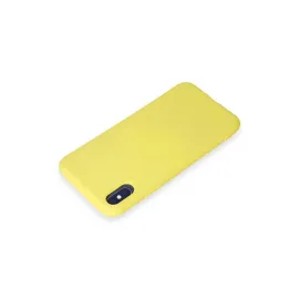 Newface Iphone X Kılıf First Silikon - Sarı