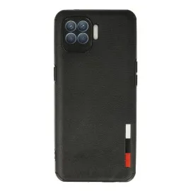 Newface Oppo Reno 4 Lite Kılıf Loop Deri Silikon - Siyah