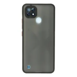 Newface Realme C21 Kılıf Montreal Silikon Kapak - Siyah