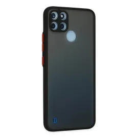 Newface Realme C21Y Kılıf Montreal Silikon Kapak - Siyah