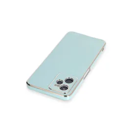 Newface Realme C35 Kılıf Volet Silikon - Açık Yeşil