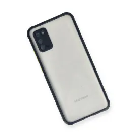 Newface Samsung Galaxy A02S Kılıf Miami Şeffaf Silikon - Lacivert