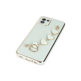 Newface Samsung Galaxy A03 Kılıf Esila Silikon - Su Yeşili