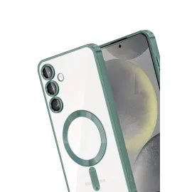 Newface Samsung Galaxy A35 5G Kross Magneticsafe Kapak - Koyu Yeşil