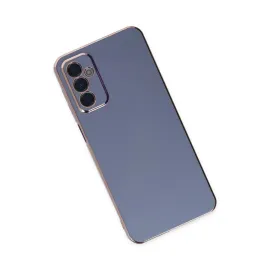 Newface Samsung Galaxy M23 Kılıf Volet Silikon - Mavi