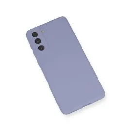 Newface Samsung Galaxy S21 Kılıf Nano içi Kadife Silikon - Lila