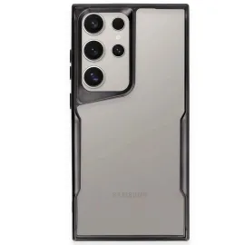 Newface Samsung Galaxy S25 Ultra Kılıf Boyi Silikon Kapak - Siyah