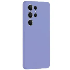 Newface Samsung Galaxy S25 Ultra Kılıf Nano Içi Kadife Silikon - Lila