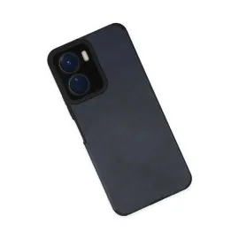 Newface Vivo Y16 Kılıf Loop Deri Silikon - Lacivert