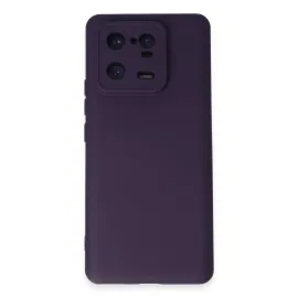 Newface Xiaomi Mi 13 Pro Kılıf Nano Içi Kadife Silikon - Mor