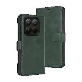 Newface Xiaomi Mi 15T Trend S Plus Kapaklı Kılıf - Yeşil