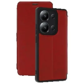 Newface Xiaomi Redmi 15C 4G Flip Cover - Kırmızı