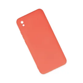 Newface Xiaomi Redmi 9A Kılıf Nano Içi Kadife Silikon - Turuncu